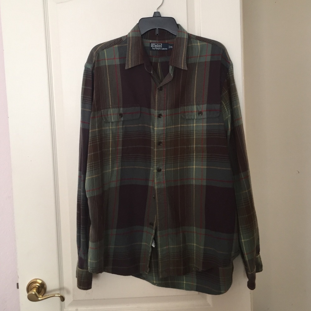 ralph‎ lauren plaid flannel
